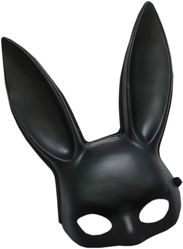 Plastic Bunny Mask Rabbit Masquerade Mask Bunny Ear Half Mask Party Ball Mask Cosplay Accessory for Easter Halloween
